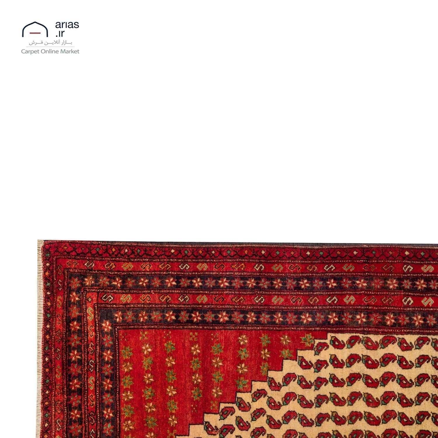فرش دستباف 2 و نیم متری بلوچ کد D18121 — تصویر ۶