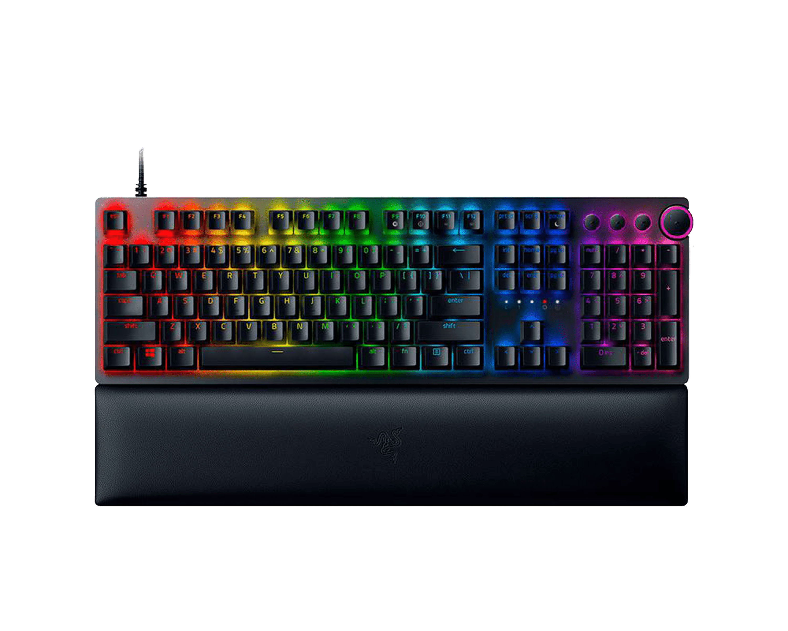 کیبورد گیمینگ ریزر مدل Huntsman V2 Purple