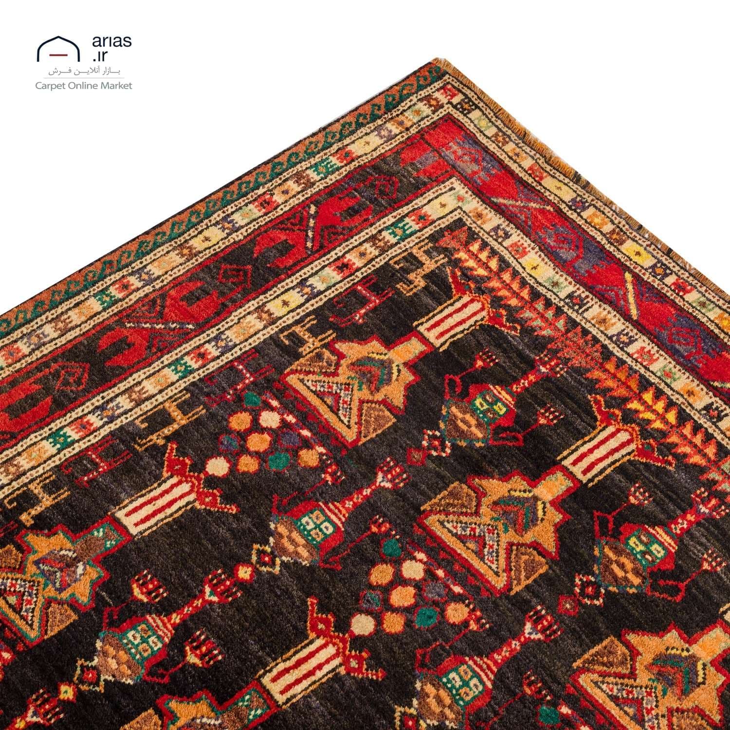 فرش دستباف 3 متری بلوچ کد D18103 — تصویر ۵