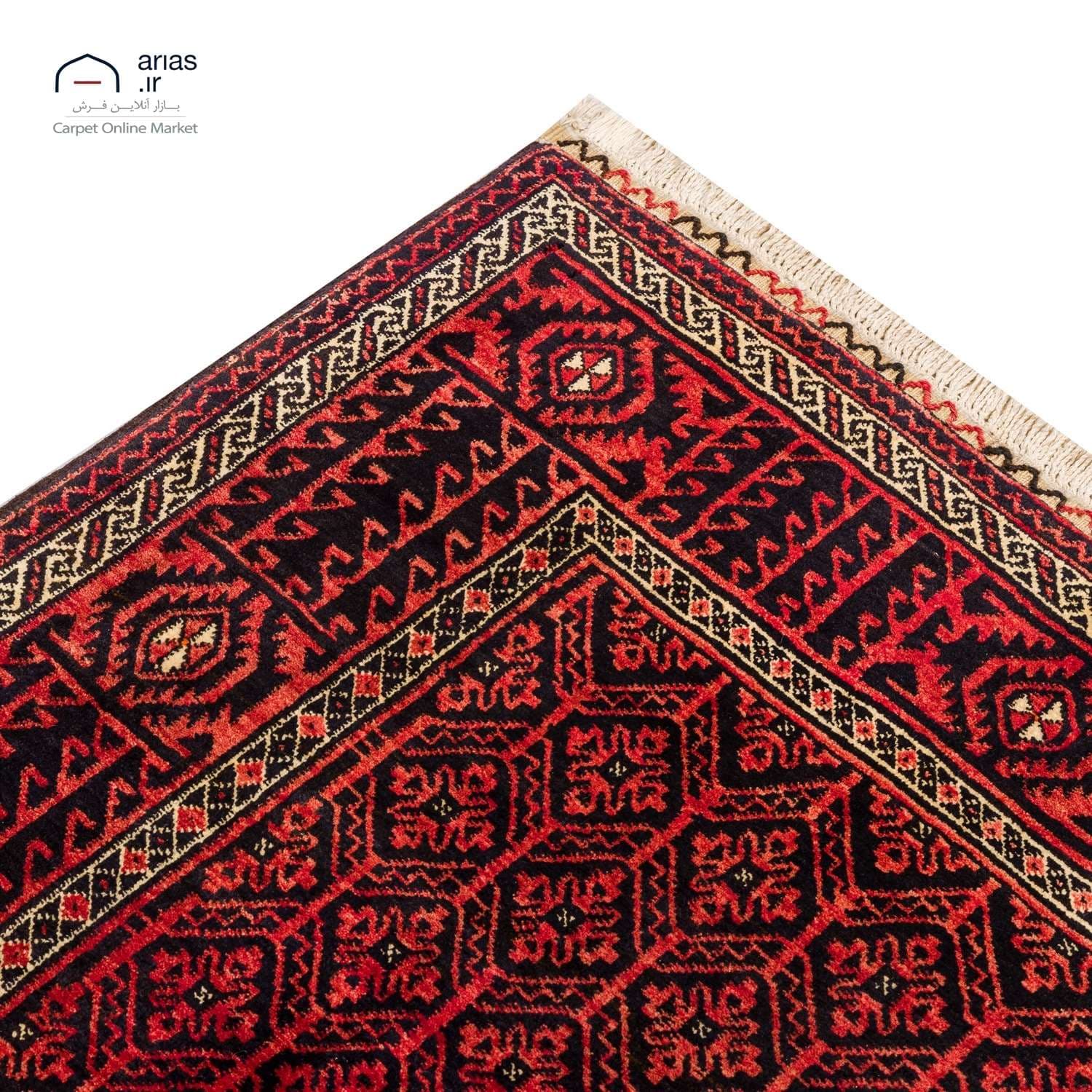 فرش دستباف 2 متری بلوچ کد D18102 — تصویر ۵