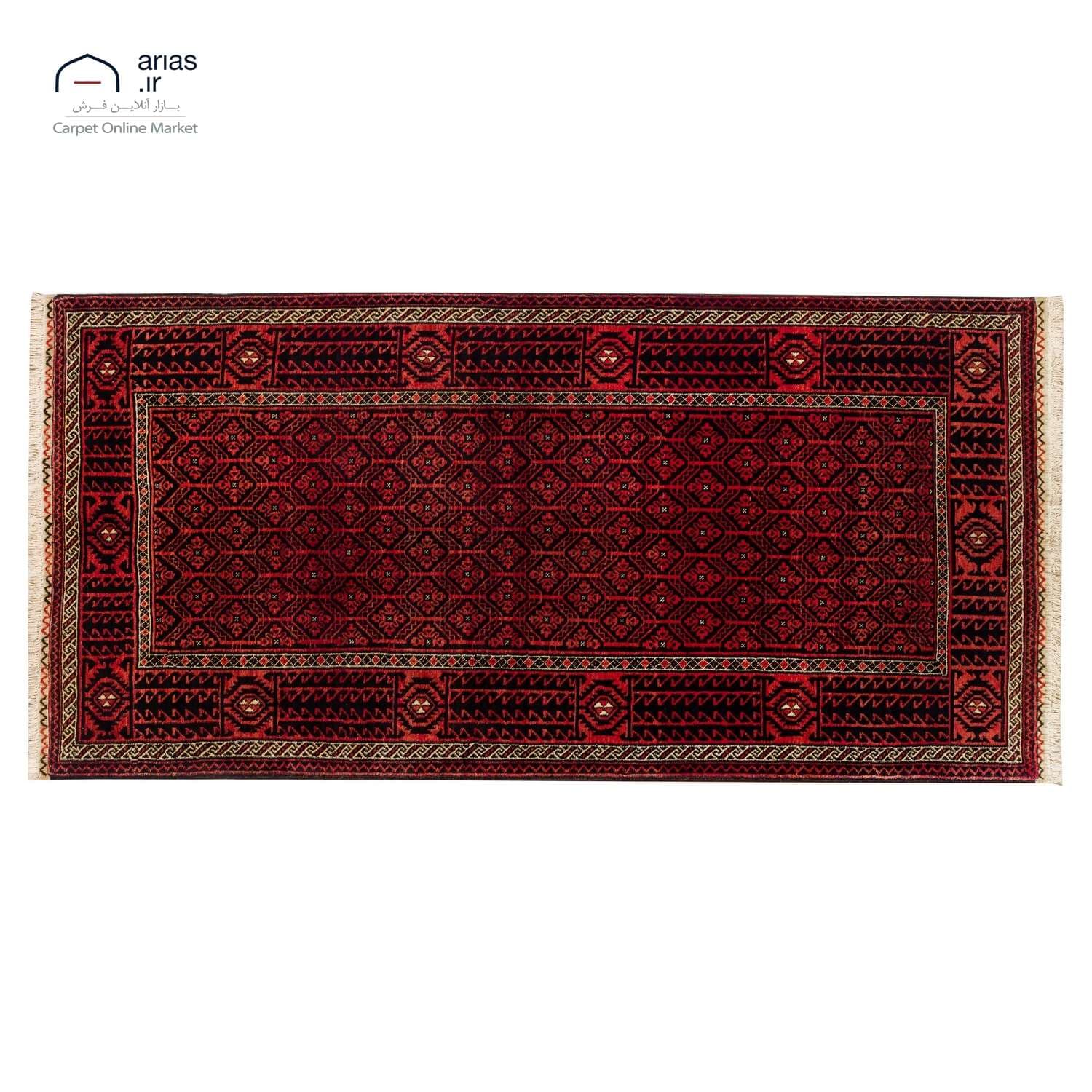 فرش دستباف 2 متری بلوچ کد D18102
