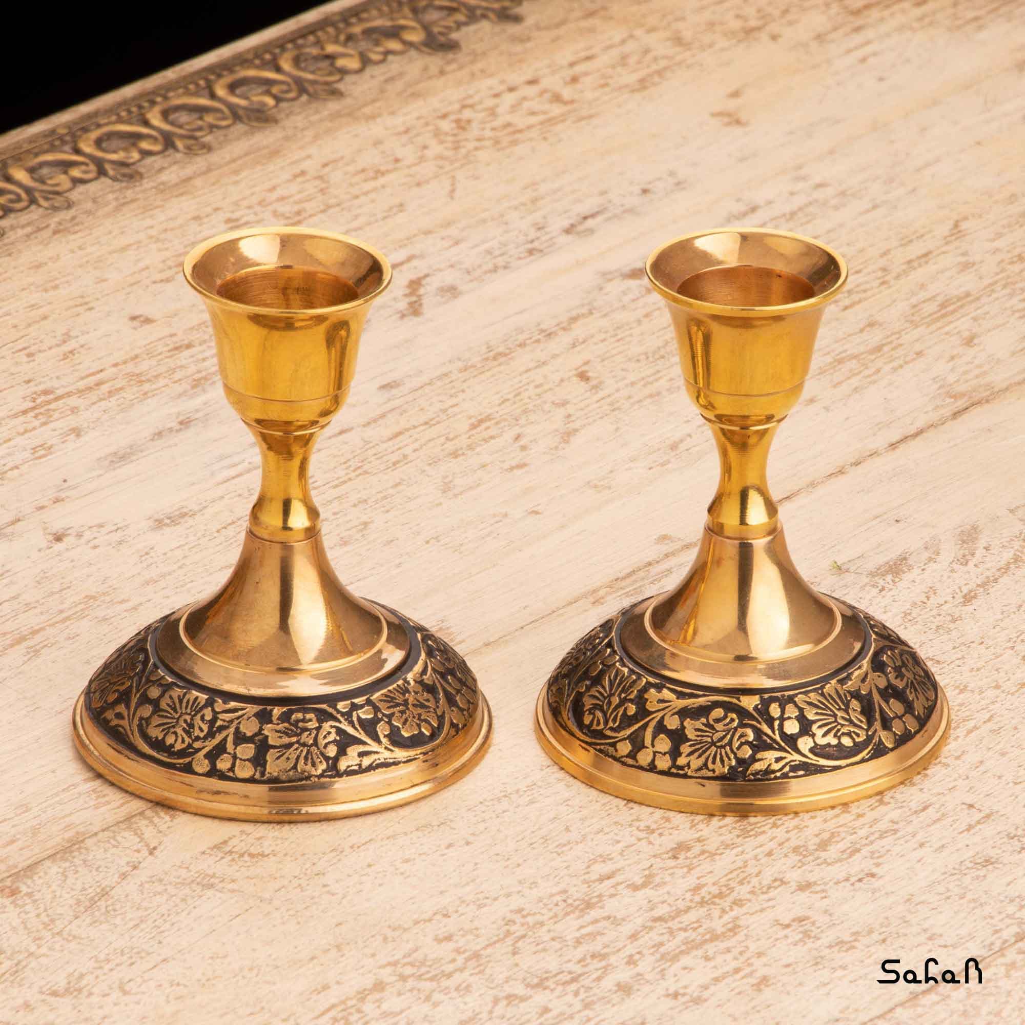 ست هفت سین برنجی آنتیک کد 1225 — تصویر ۵