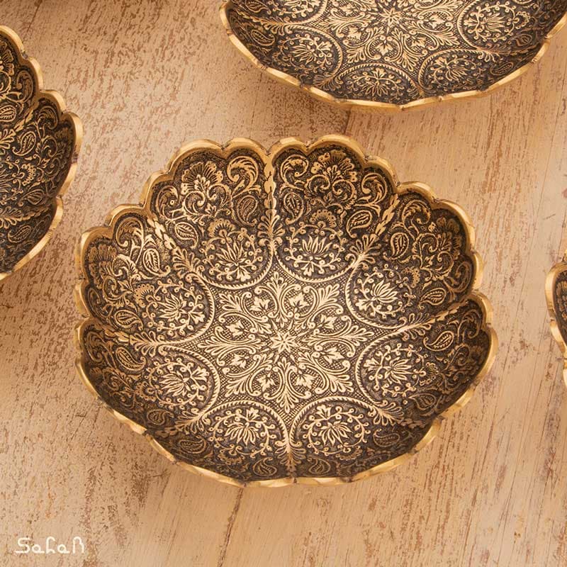 ست هفت سین برنجی آنتیک کد 1191 — تصویر ۱۲