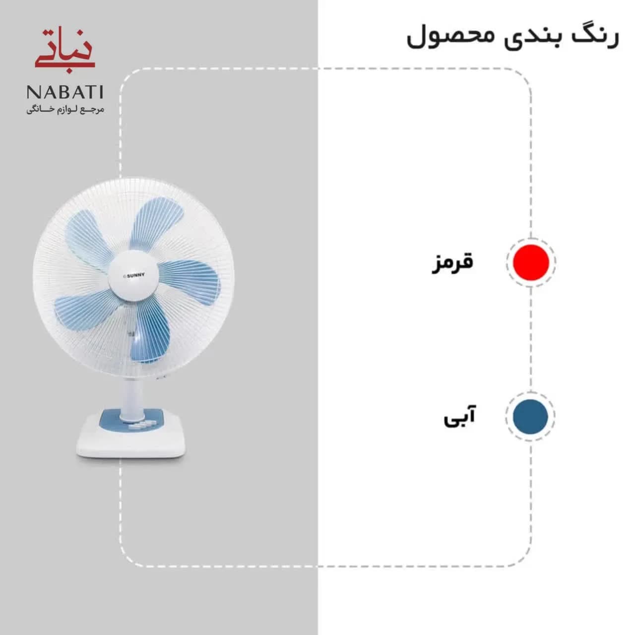 پنکه رومیزی سانی مدل DF-2002 — تصویر ۴