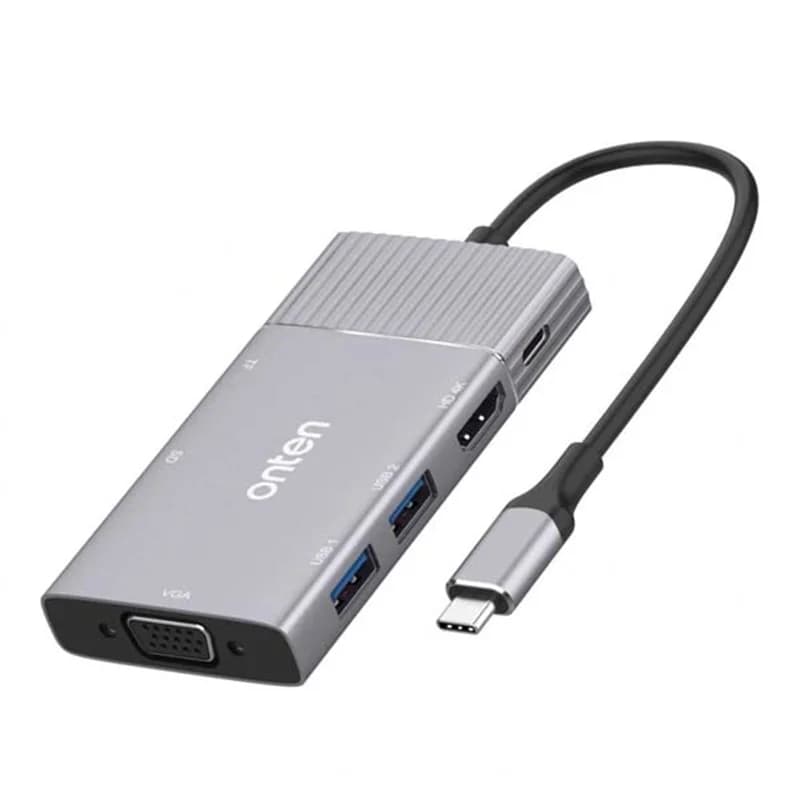 مبدل USB-C به HDMI / VGA / USB 3.0 / SD/TF اونتن مدل OTN-95113 — تصویر ۲