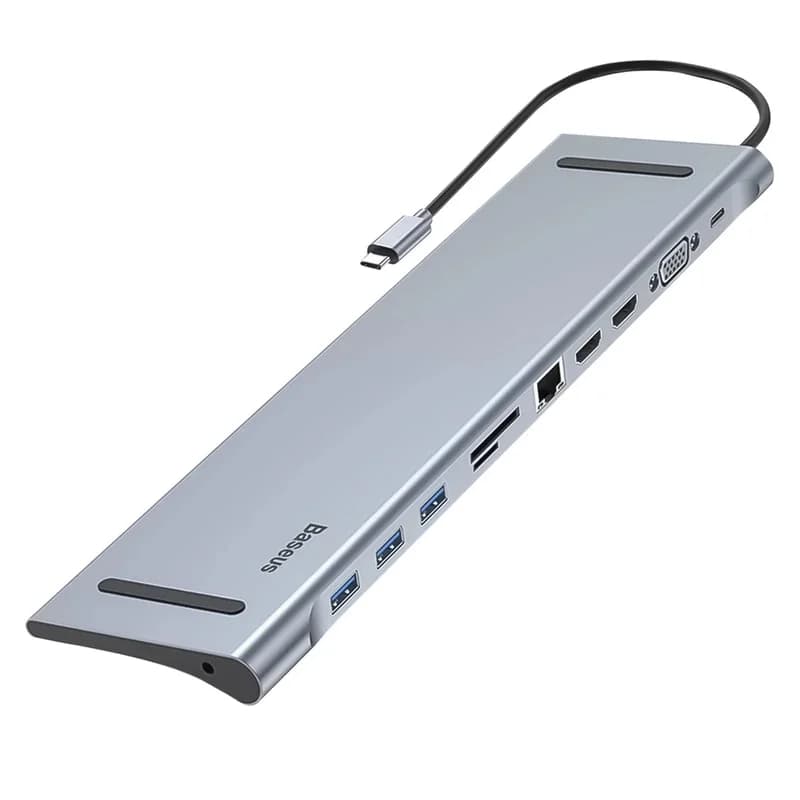هاب 11 پورت USB-C باسئوس مدل CATSX-G0G — تصویر ۲
