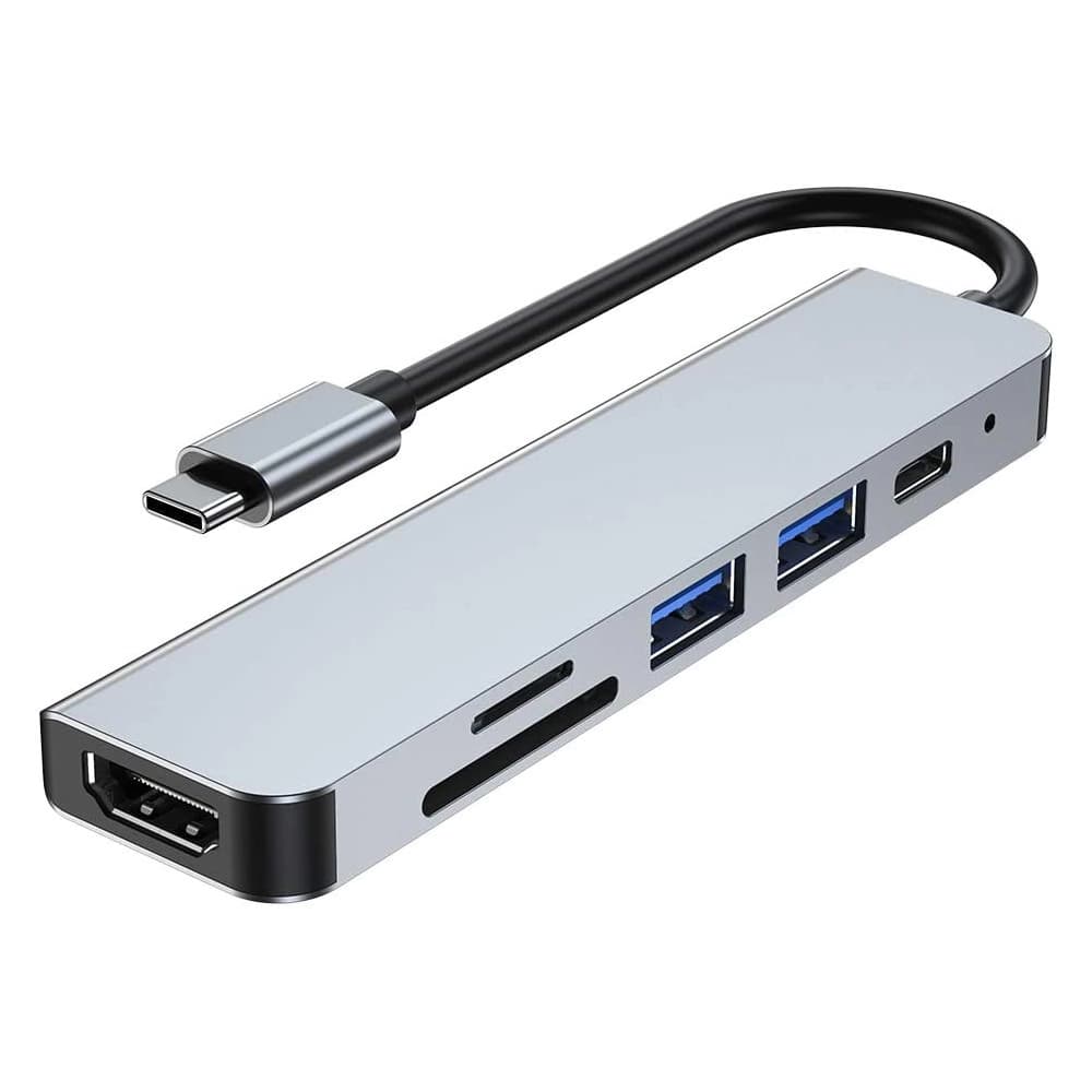هاب 6 پورت USB-C مدل HDTV4K — تصویر ۳