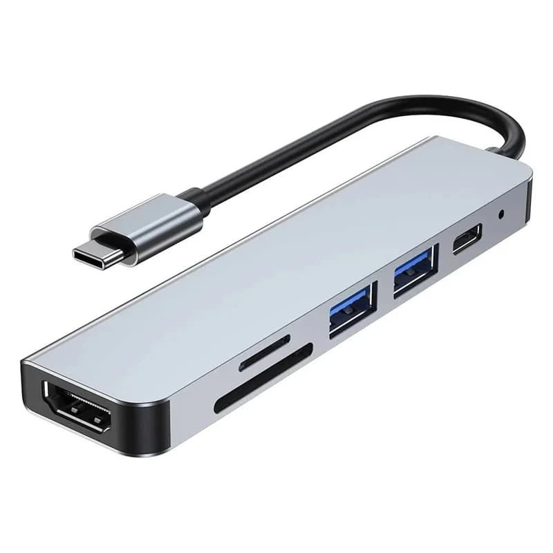 هاب 6 پورت USB-C مدل HDTV4K