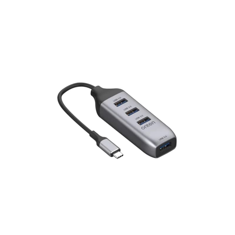 هاب تایپ سی اونتن مدل 95118U با 4 پورت USB 3.0 — تصویر ۲