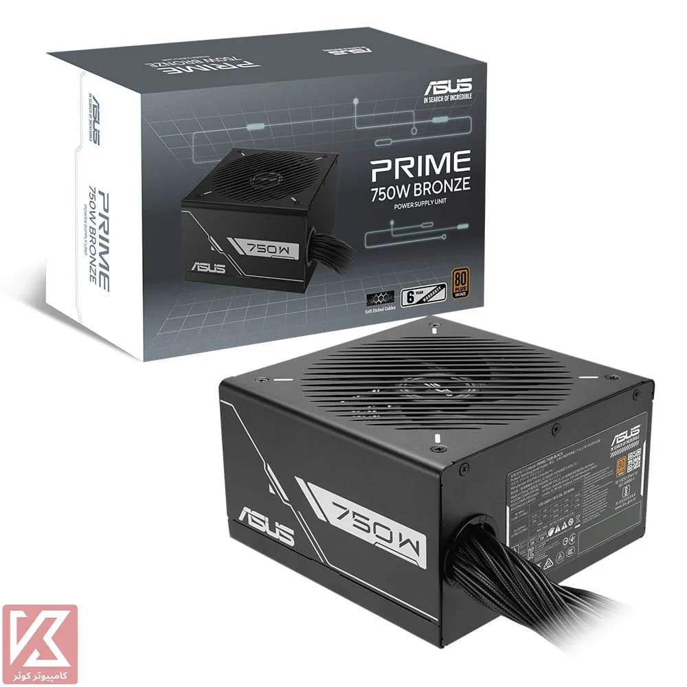پاور ایسوس 750 وات مدل PRIME 750B — تصویر ۳