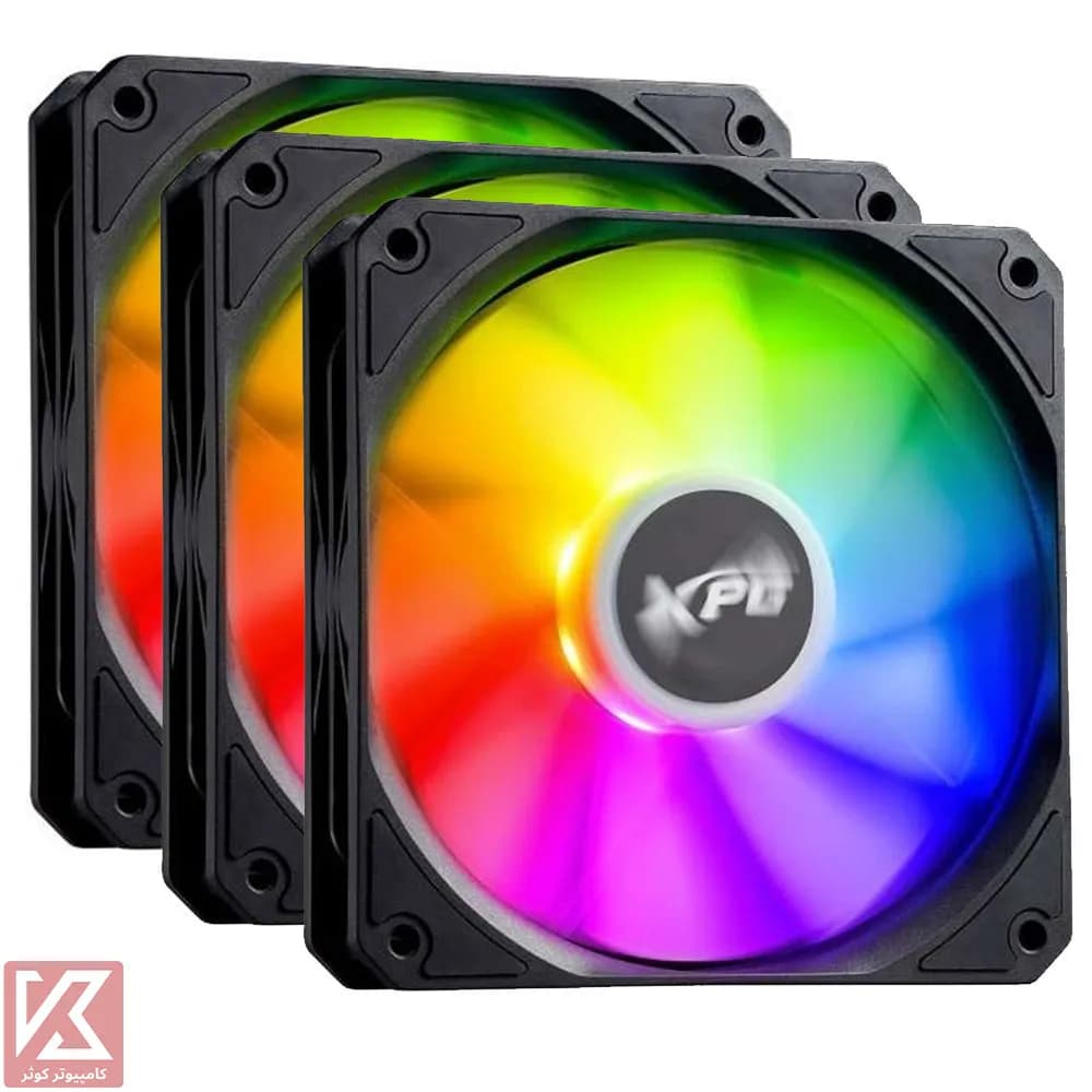 فن کیس 3 تایی ایکس پی جی VENTO R 120 ARGB PWM 3 IN 1 — تصویر ۳