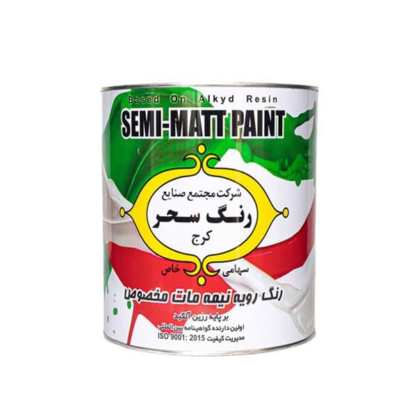 رنگ روغنی سفید نیمه براق سحر کد 760 — تصویر ۵