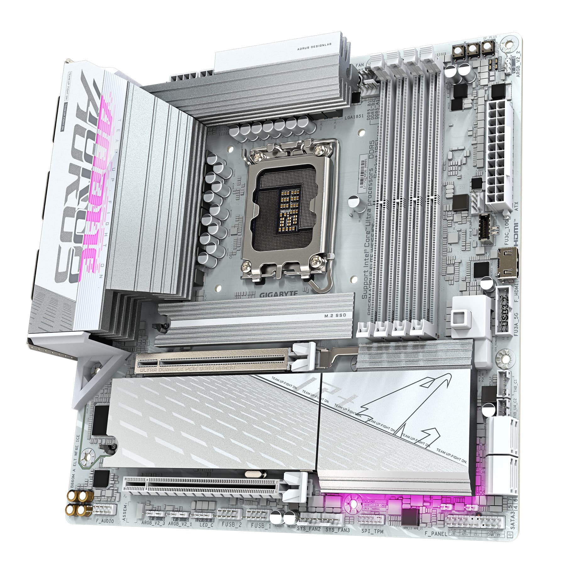 مادربرد گیگابایت B860M AORUS ELITE WIFI6E ICE — تصویر ۹
