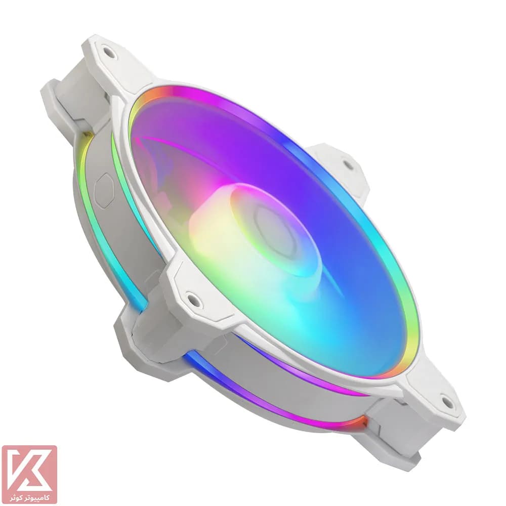 فن کیس کولر مستر مدل MasterFan MF120 Halo2 3in1 WHITE — تصویر ۵