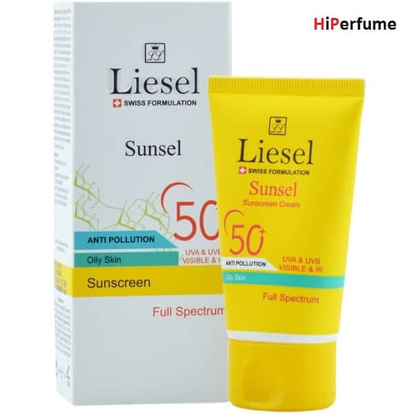 کرم ضد آفتاب بی رنگ +spf50 سانسل لایسل مناسب پوست چرب