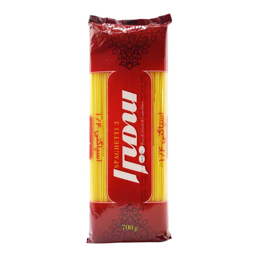ماکارونی سمیرا SAMIRA مدل اسپاگتی قطر 1.4 وزن 700 گرم
