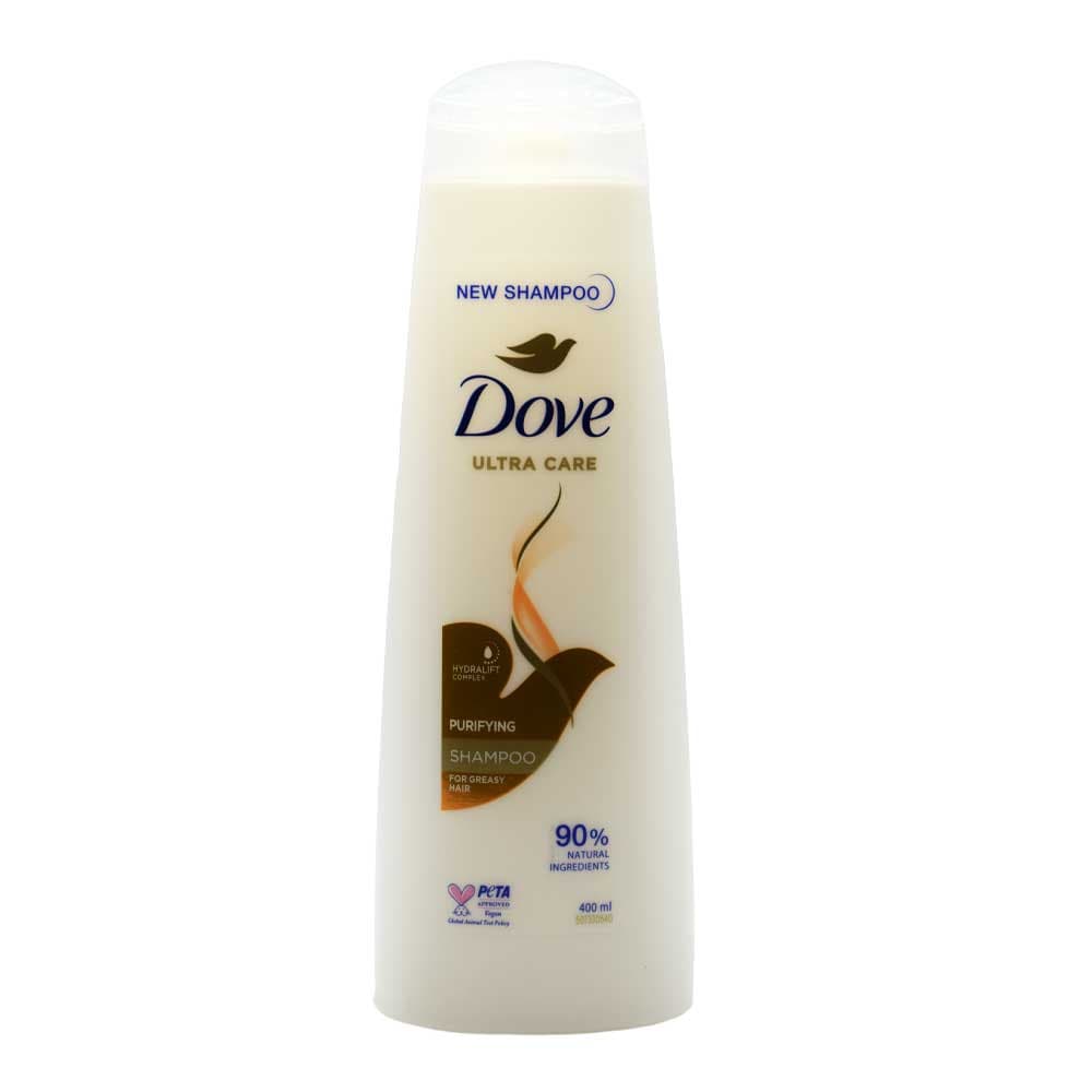 شامپو داو DOVE مدل Purifying مخصوص مو های چرب حجم 400 میلی لیتر