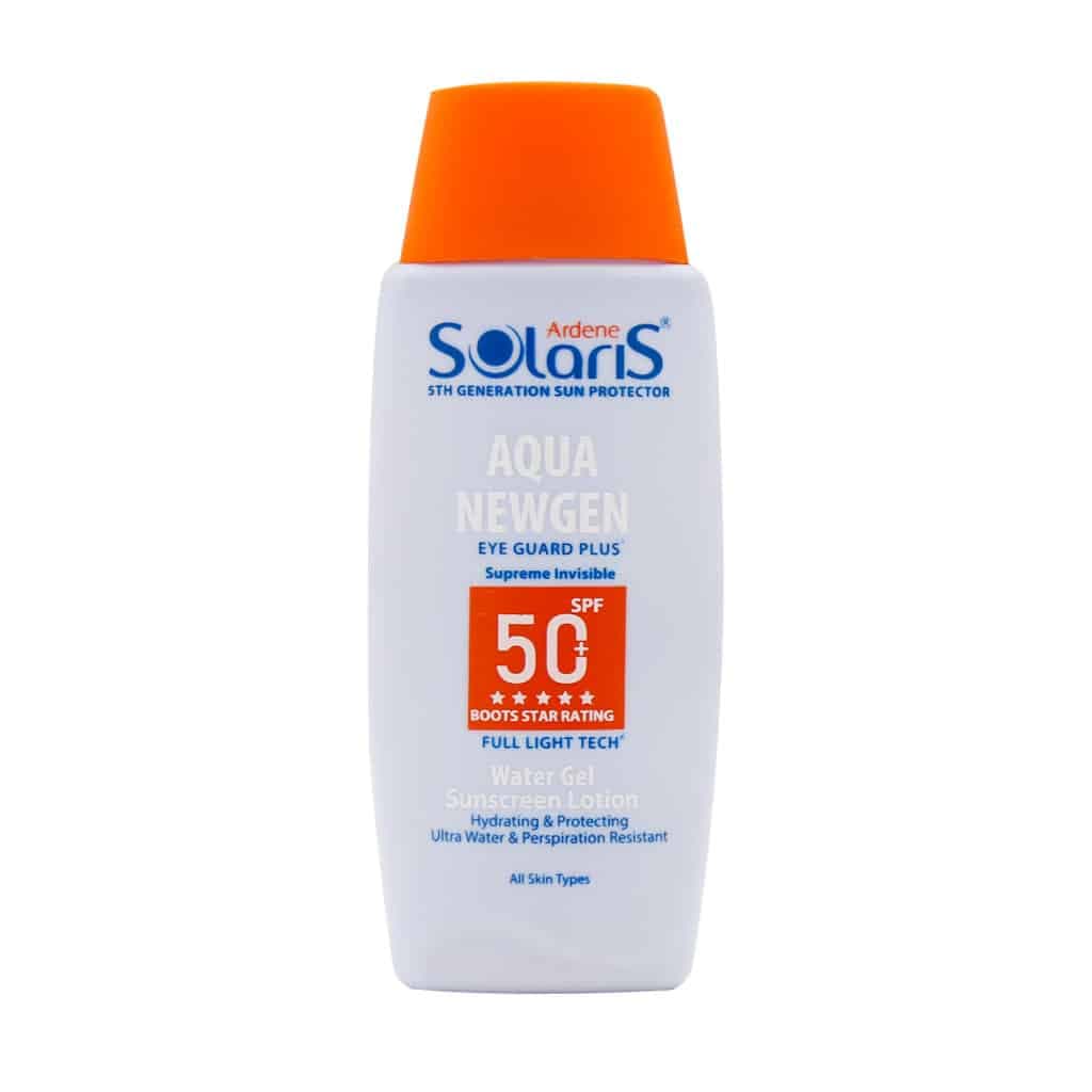لوسیون آبی ضد آفتاب آکوا نیوژن SPF50 سولاریس آردن — تصویر ۷