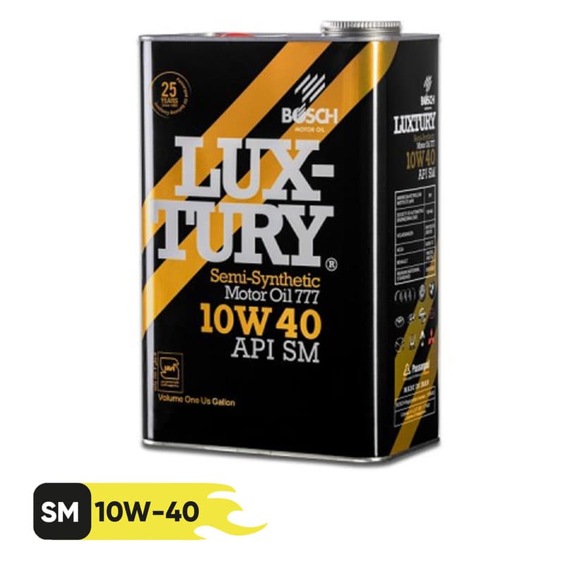 روغن موتور بوش مدل لاکچری 10W40 SM حجم 4 لیتر