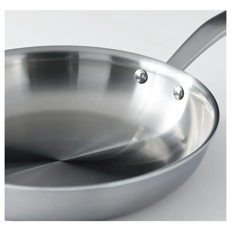 ماهیتابه استیل ضد زنگ/خاکستری سایز 28 ایکیا مدل SENSUELL — تصویر ۸