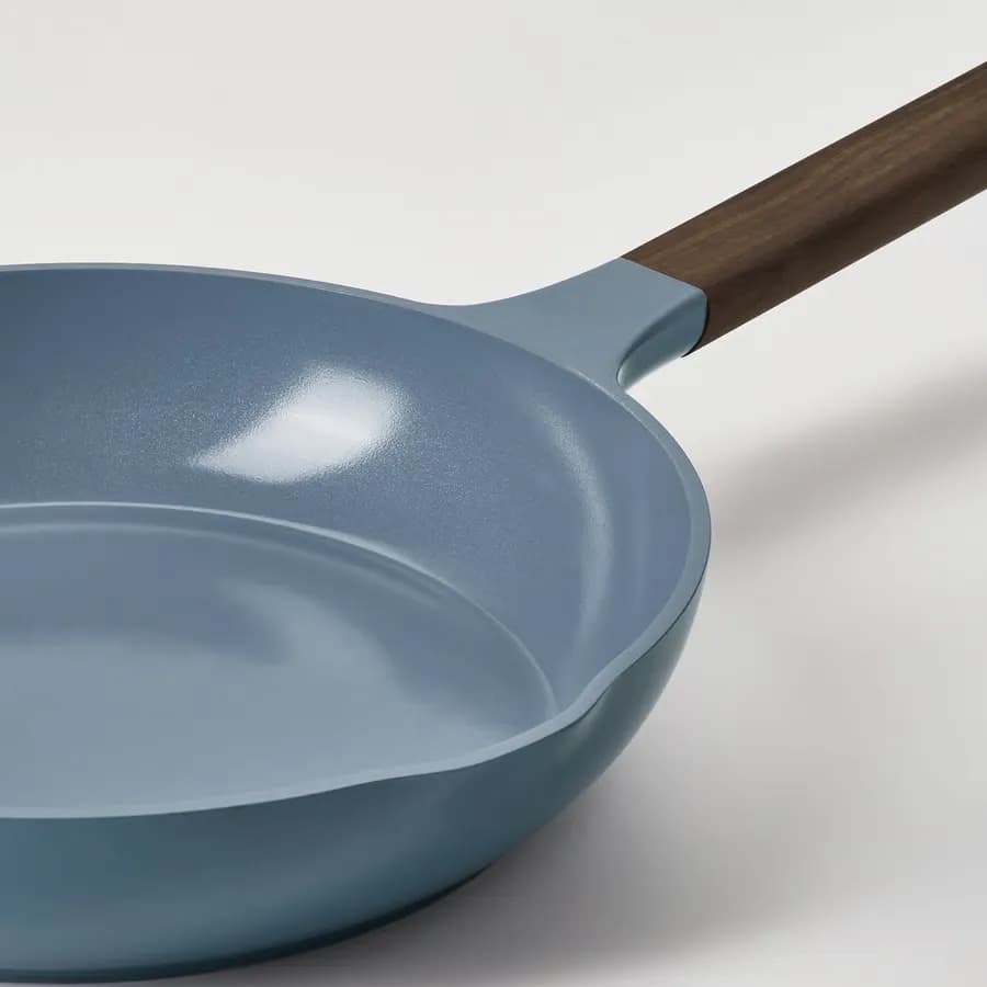 ماهیتابه با روکش نچسب/چوبی خاکستری تیره-آبی سایز ۲۴ ایکیا مدل KLIPPFISK — تصویر ۷