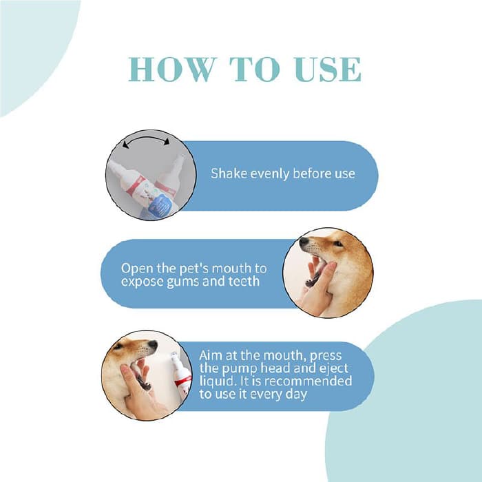 اسپری تمیزکننده دندان سگ بایولاین Bioline teeth cleaning spray حجم 175 میلی لیتر — تصویر ۴