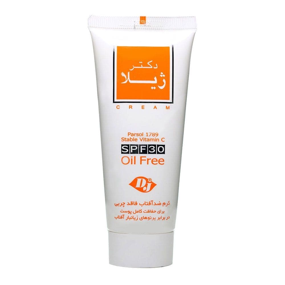 کرم ضد آفتاب و ضد چروک بی رنگ فاقد چربی SPF30 دکتر ژیلا — تصویر ۲