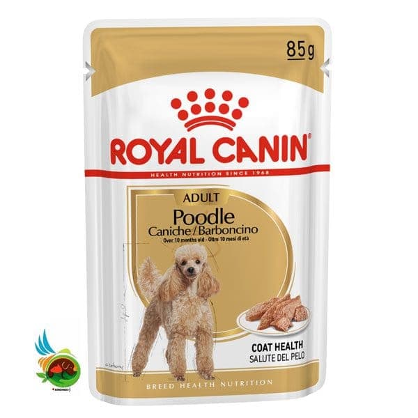 پوچ سگ بالغ پودل رویال کنین مدل Royal canin poodle وزن 85 گرم