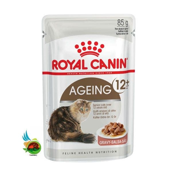 پوچ گربه سنیور رویال کنین مدل Royal canin ageing وزن 85 گرم