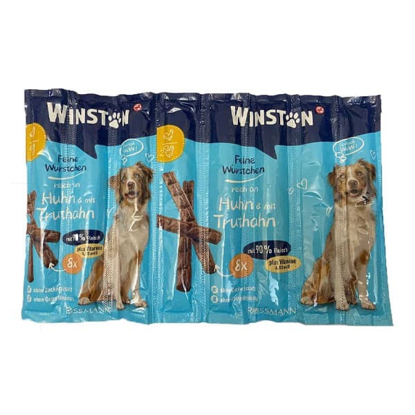 تشویقی مدادی سگ وینستون با طعم مرغ و بوقلمون Winston Stick Chicken & Turkey بسته 1 عددی