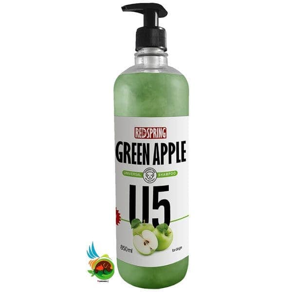 شامپو روزانه مخصوص سگ رد اسپرینگ مناسب انواع مو با رایحه سیب (مدل U5) Redspring green apple shampoo حجم 250 میلی لیتر — تصویر ۵