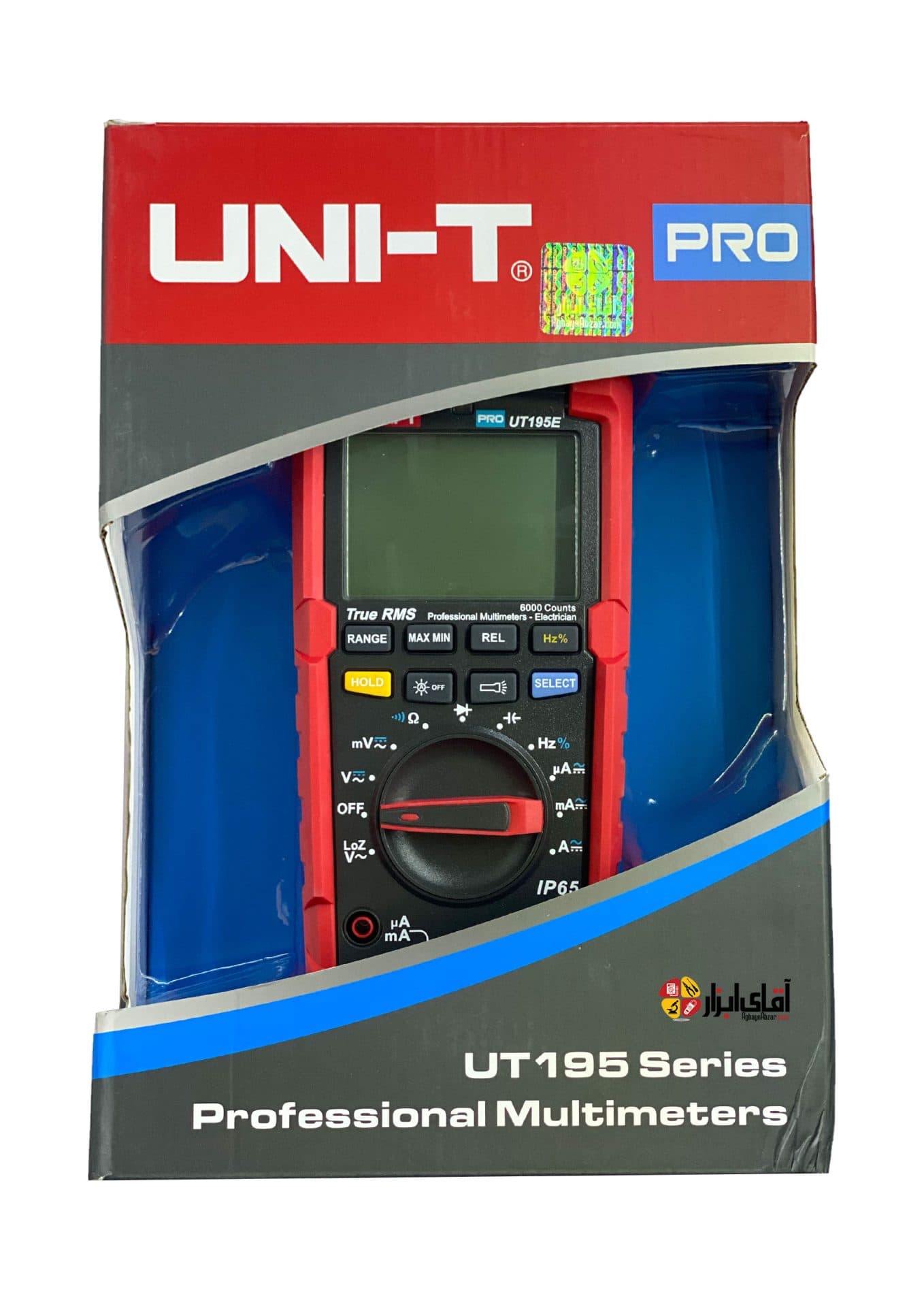 مولتی متر اتورنج دیجیتال ضد ضربه و ضد آب حرفه ای یونیتی UNI-T UT195E — تصویر ۵
