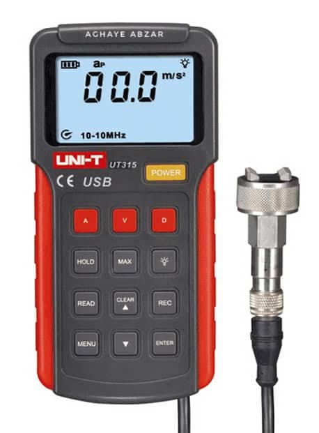 لرزش و ارتعاش سنج یونیتی UNI-T UT315 — تصویر ۳