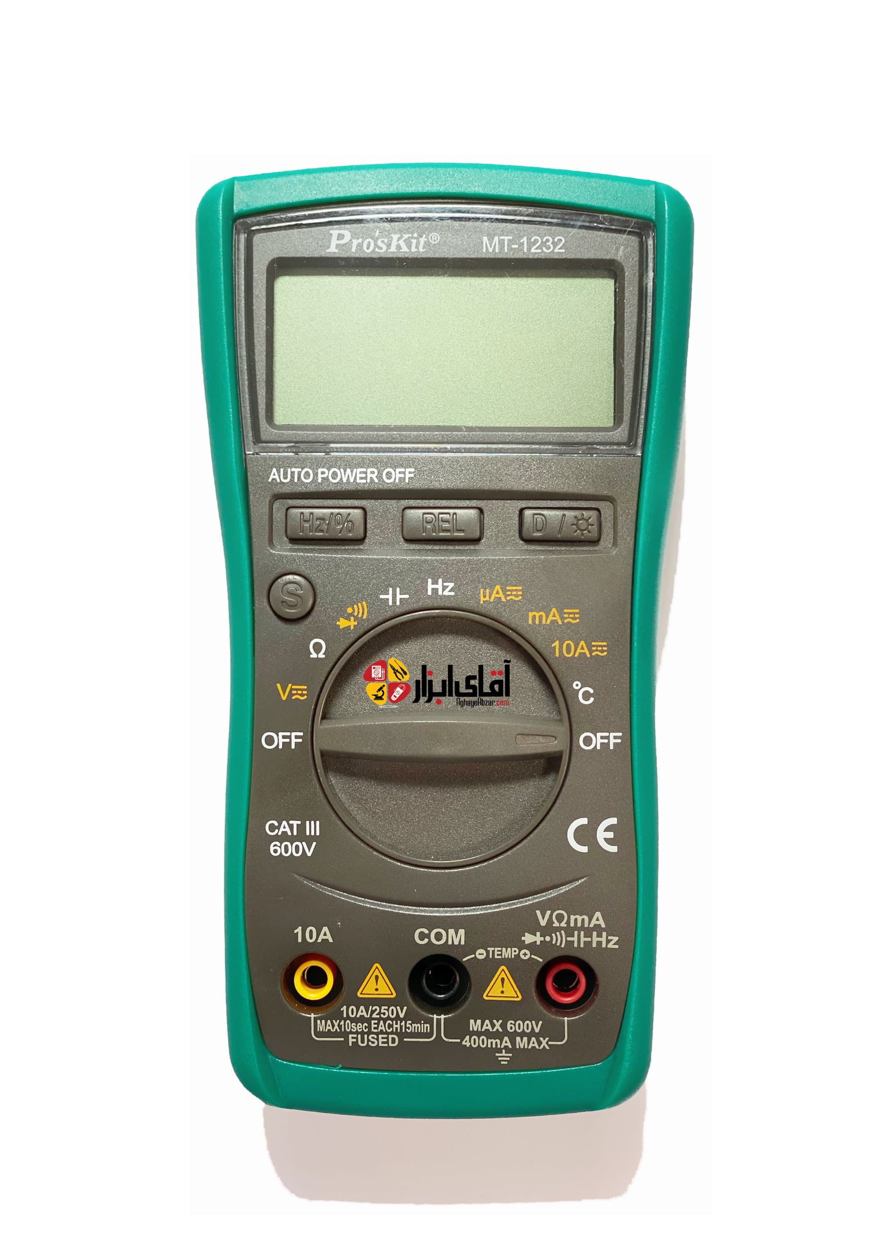 مولتی متر اتورنج دیجیتال پروسکیت ProsKit MT-1232 — تصویر ۲