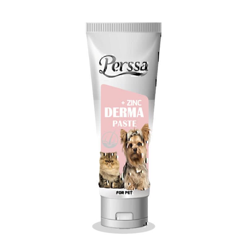 خمیر تقویت کننده پوست و مو سگ و گربه پرسا Perssa Derma Paste وزن 100 گرم — تصویر ۴