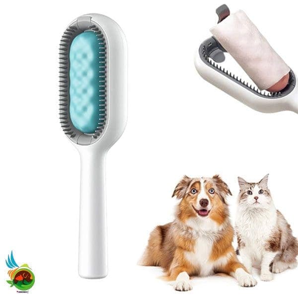 برس و پرزگیر سگ و گربه آپولو Pet cleaning hair removal comb — تصویر ۸