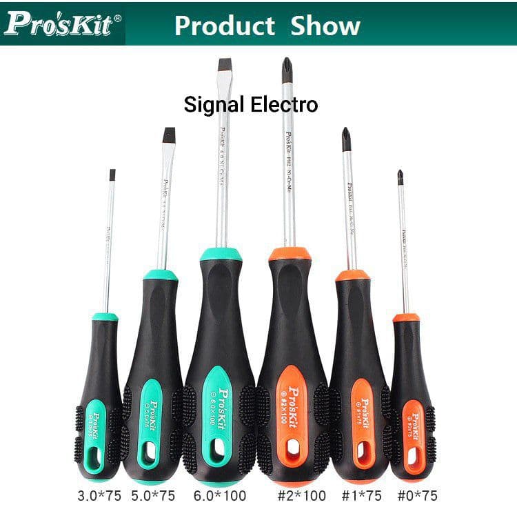 ست پیچ گوشتی 6 عددی پروسکیت ProsKit SD-2301 — تصویر ۶