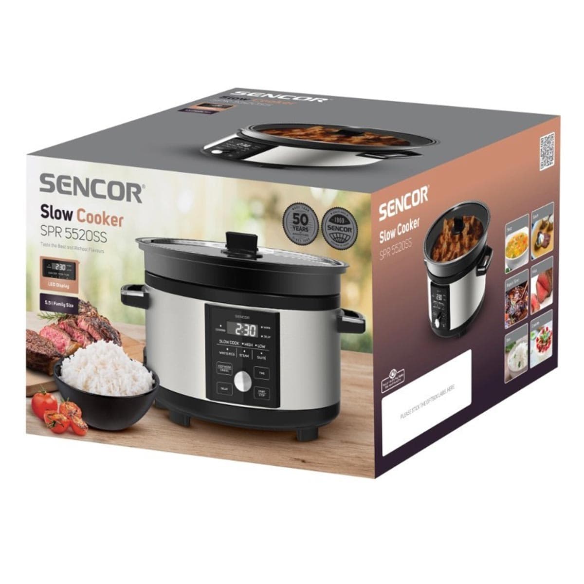 آرام پز سنکور مدل SENCOR SPR 5520SS — تصویر ۵