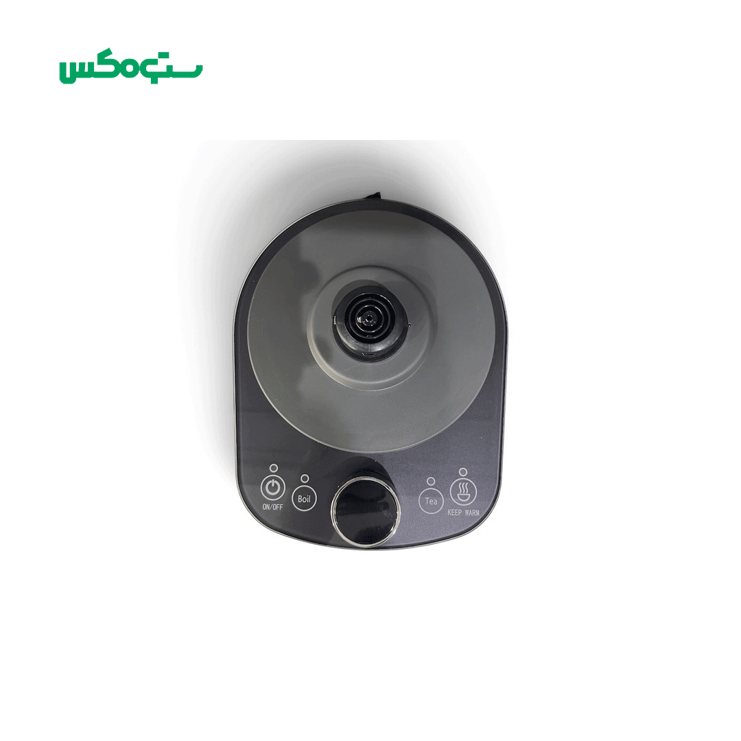 چای ساز روهمی بیم BEEM استیل با پایه شیشه ای کد TM2817 — تصویر ۵