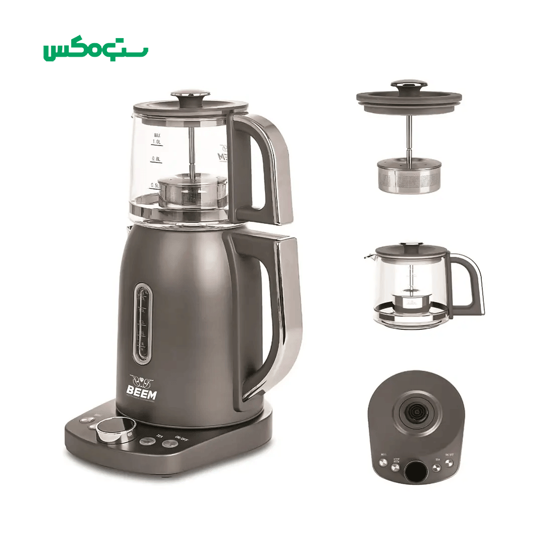 چای ساز روهمی بیم BEEM استیل کد TM2816 — تصویر ۸