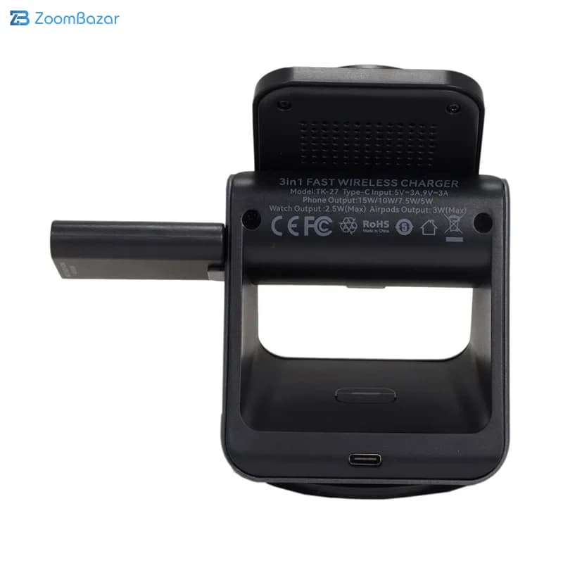 شارژر وایرلس مگنتی 3 در 1 ایکس او مدل TK-27 — تصویر ۵