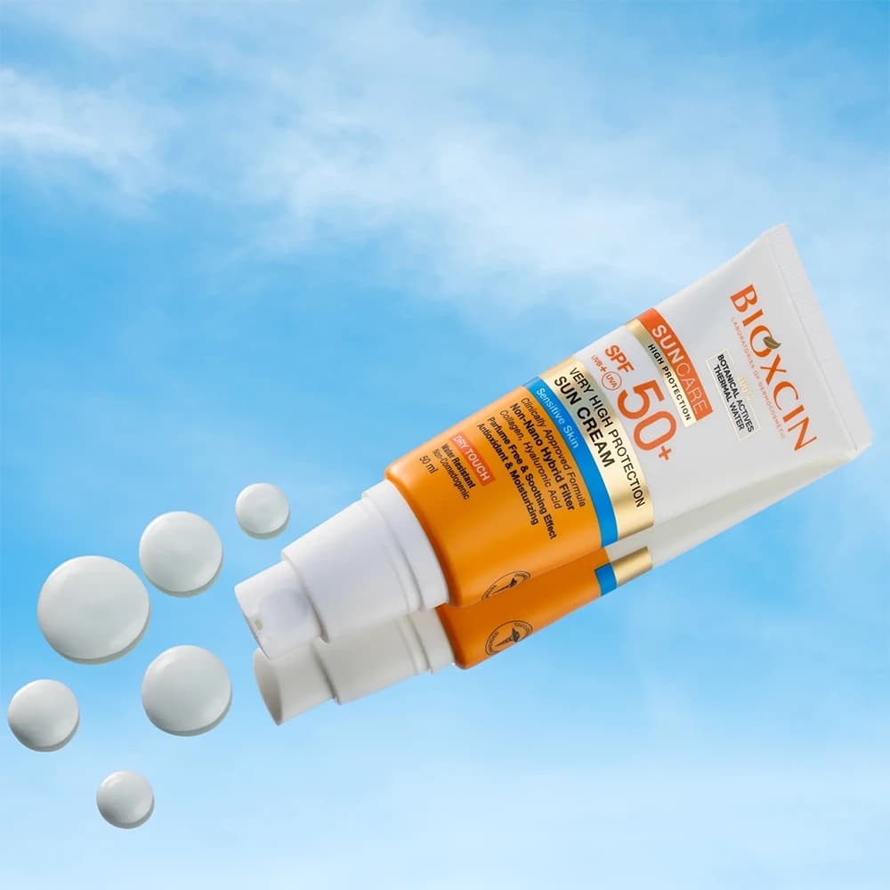 کرم ضدآفتاب بیرنگ بیوکسین +SPF50 مناسب پوست حساس حجم 50 میلیلیتر — تصویر ۶