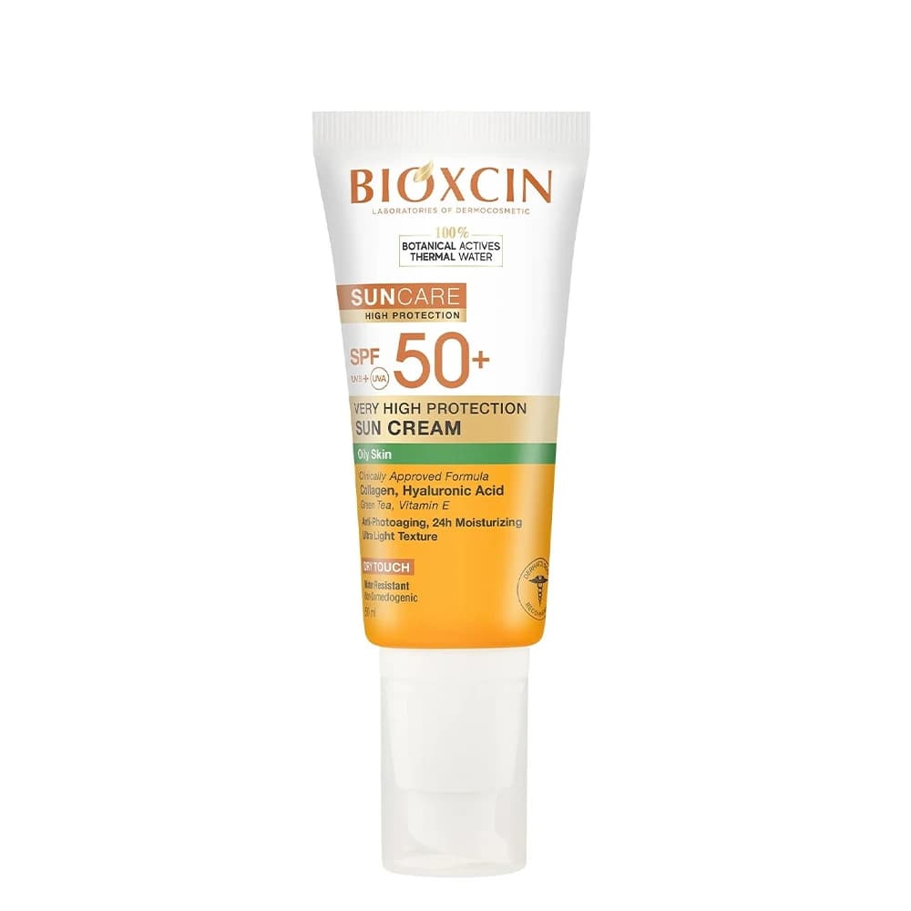کرم ضدآفتاب بیرنگ بیوکسین +SPF50 مناسب پوست چرب حجم 50 میلیلیتر — تصویر ۱۱