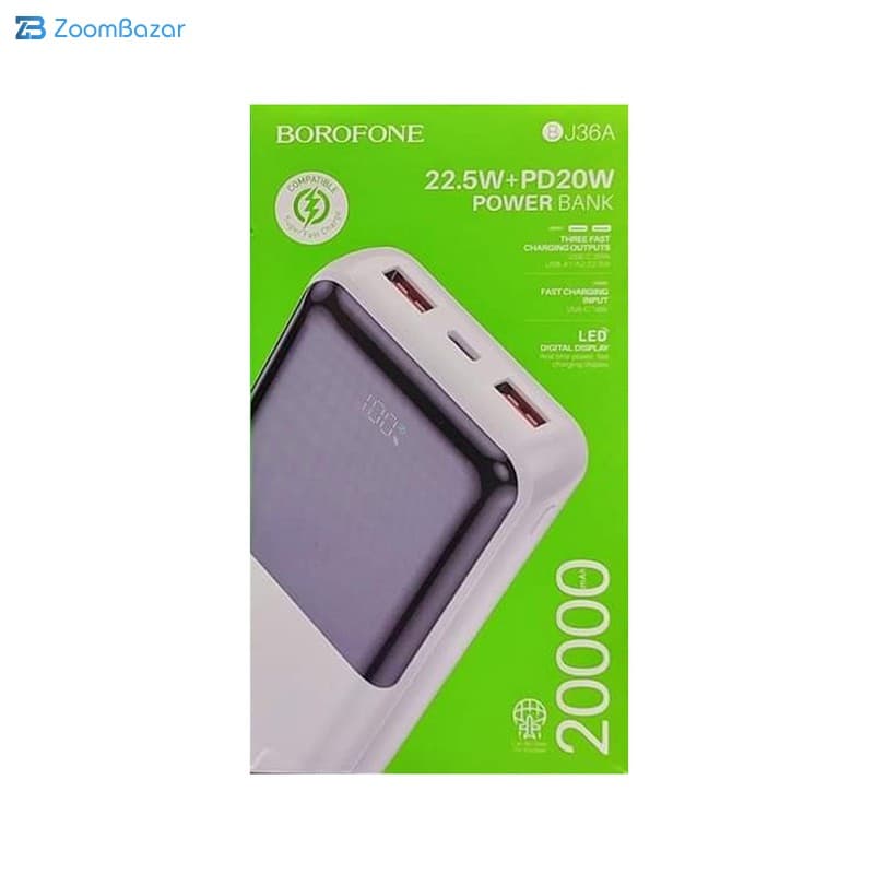 پاوربانک ایکس او مدل PR-201 ظرفیت 30000 میلی آمپر ساعت — تصویر ۷