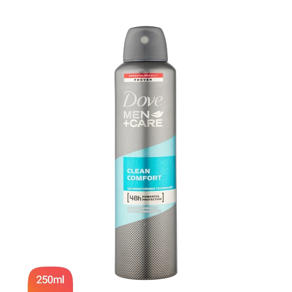 اسپری دئودورانت مردانه داو مدل CLEAN COMFORT حجم 250 میلی‌لیتر