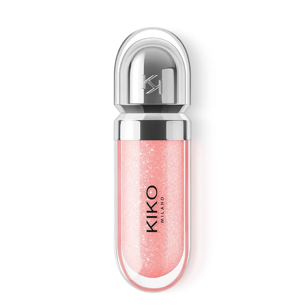 لیپ گلاس کیکو مدل 3D HYDRA رنگ 04 Pearly Peach Rose