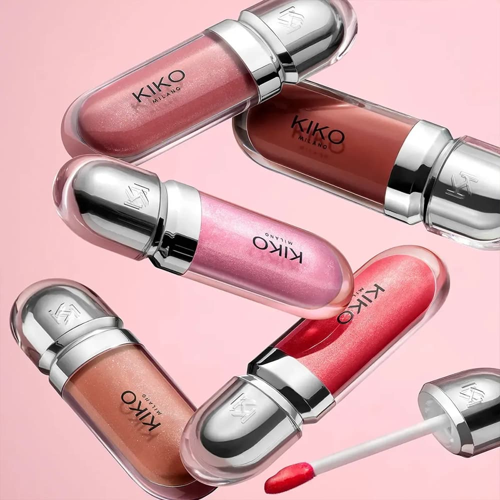 لیپ گلاس کیکو مدل 3D HYDRA رنگ 02 Natural Beige — تصویر ۵