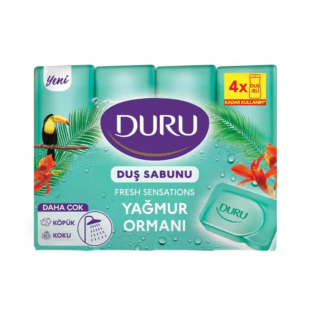 صابون بدن دورو رایحه جنگل بارانی بسته 4 عددی