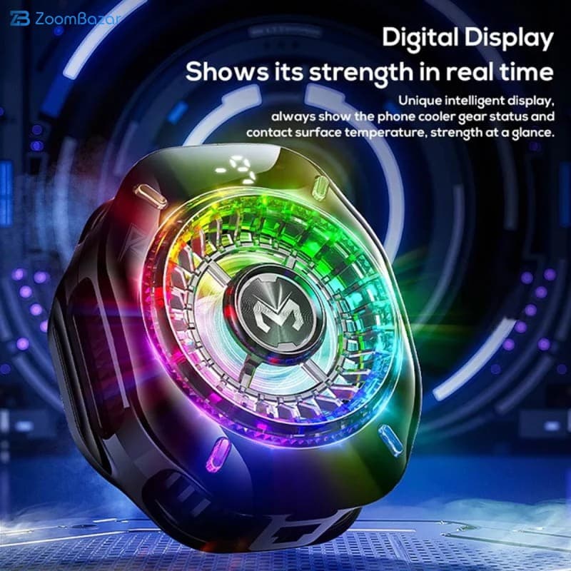 فن خنک کننده گوشی موبایل ممو مدل CX10 RGB PRO — تصویر ۷