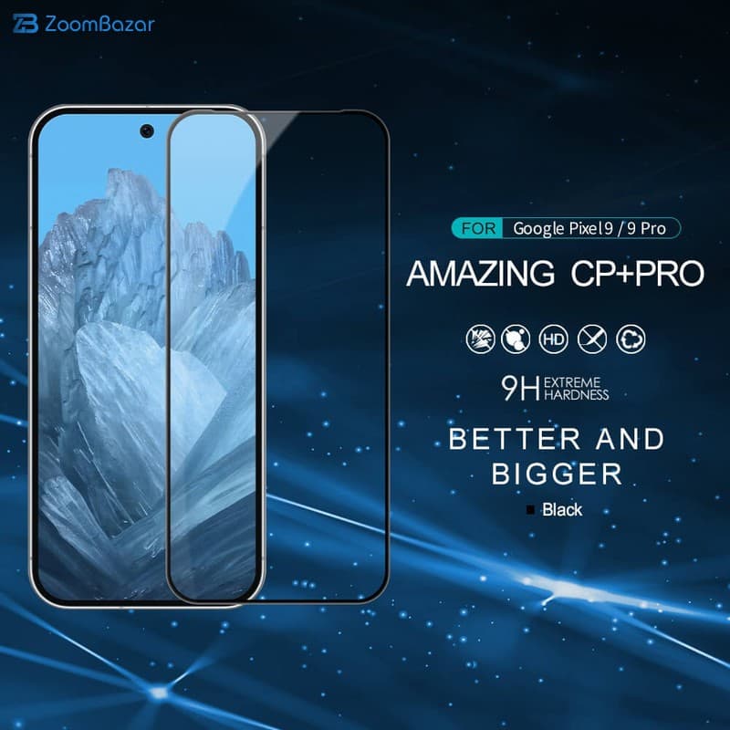 گلس نیلکین مدل CP Plus Pro مناسب برای گوشی موبایل گوگل Pixel 10/ 10 Pro/ Pixel 9/ 9 Pro — تصویر ۵